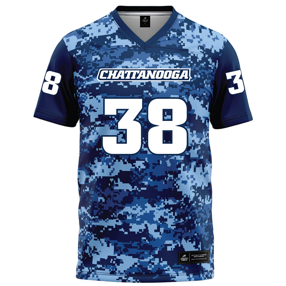 UTC - NCAA Football : Jayden Rush - Navy Blue Camo Football Jersey-0
