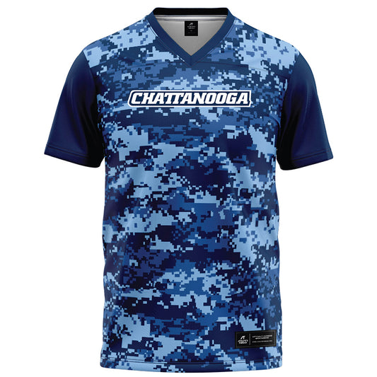 UTC - NCAA Football : Nate Carter - Navy Blue Camo Football Jersey-0