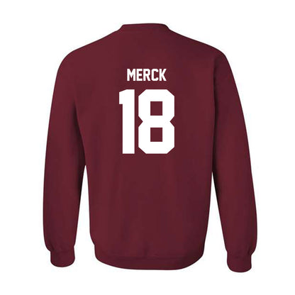 NCCU - NCAA Football : Carter Merck - Classic Shersey Crewneck Sweatshirt-1