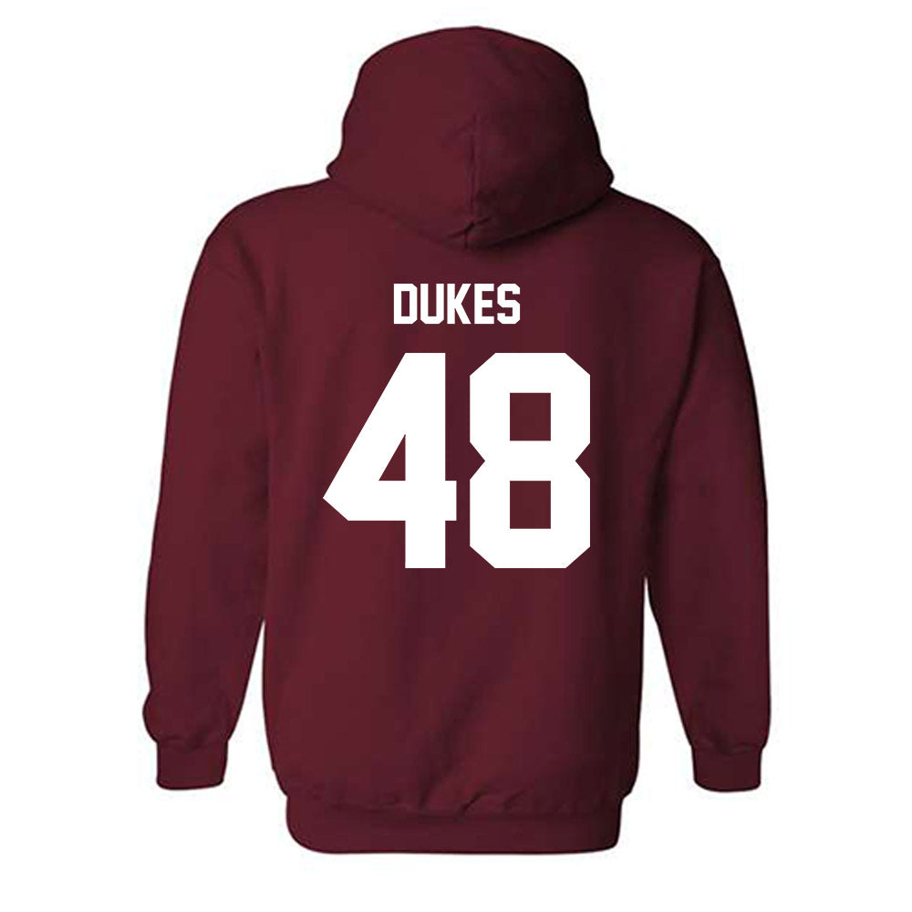 NCCU - NCAA Football : Jahzir Dukes - Classic Shersey Hooded Sweatshirt-1