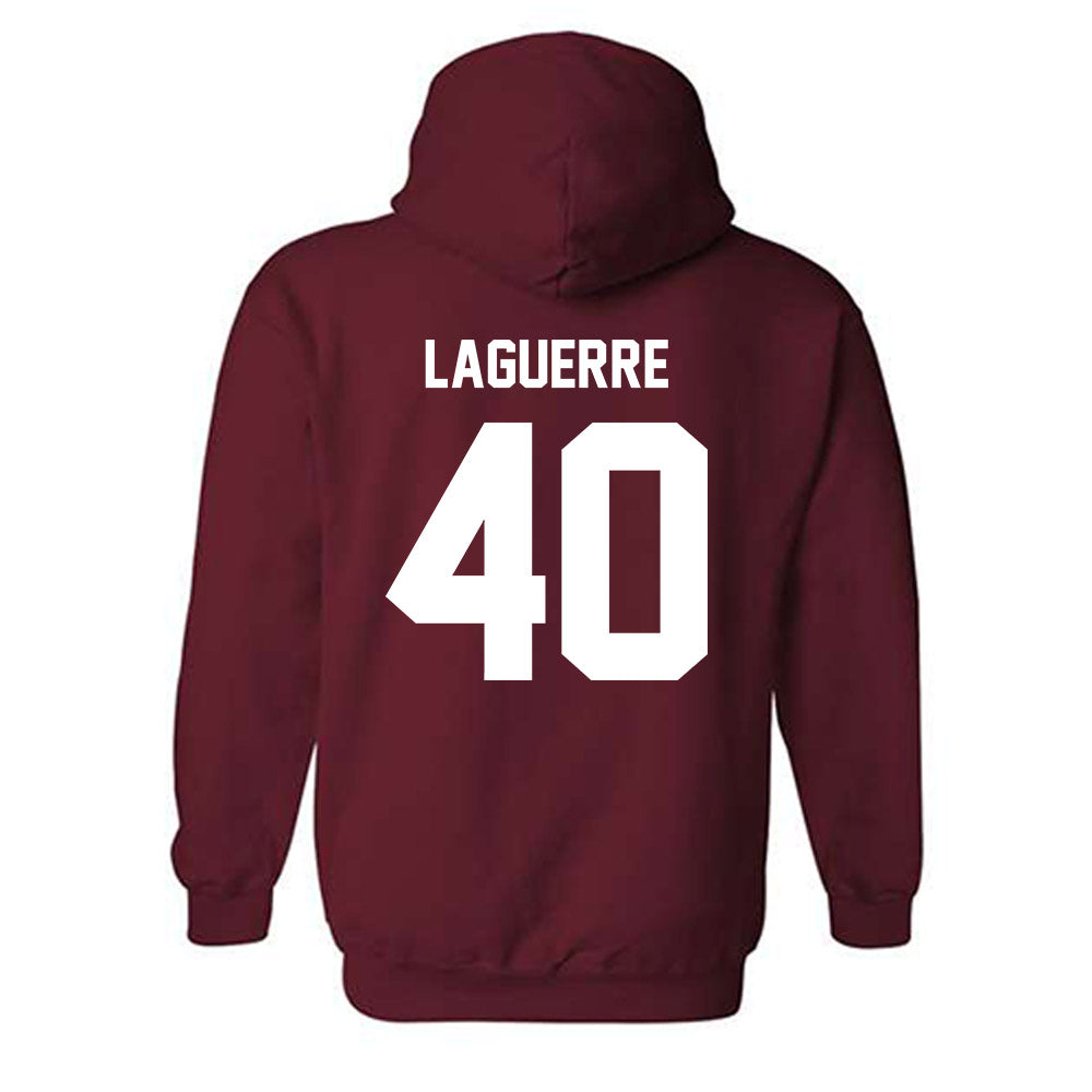 NCCU - NCAA Football : Jeremiah Laguerre - Classic Shersey Hooded Sweatshirt-1
