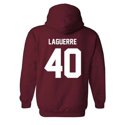 NCCU - NCAA Football : Jeremiah Laguerre - Classic Shersey Hooded Sweatshirt-1