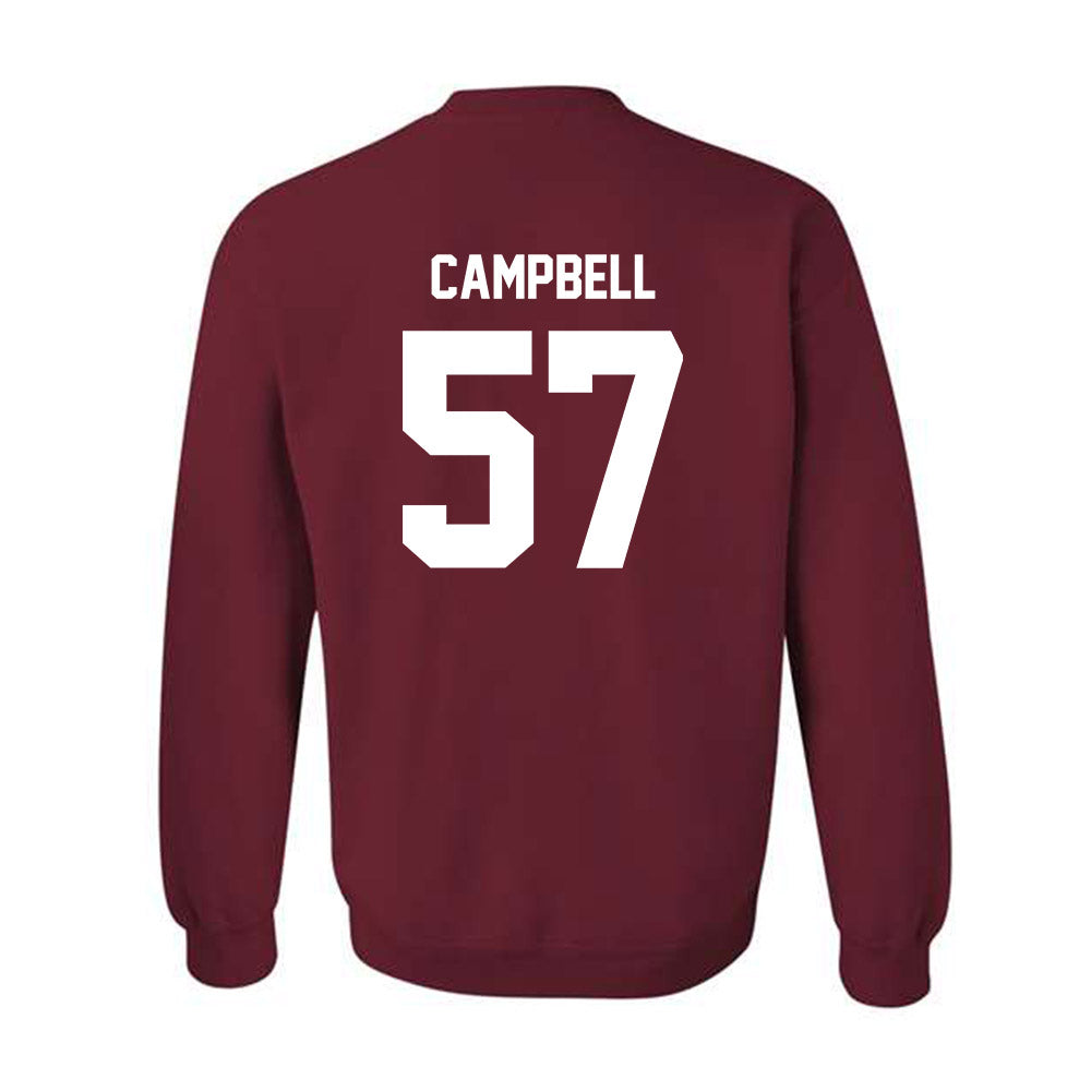 NCCU - NCAA Football : MJ Campbell - Classic Shersey Crewneck Sweatshirt-1