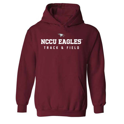 NCCU - NCAA Women's Track & Field : Carson Marshall - Classic Shersey Hooded Sweatshirt-0
