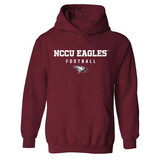 NCCU - NCAA Football : Jahzir Dukes - Classic Shersey Hooded Sweatshirt-0