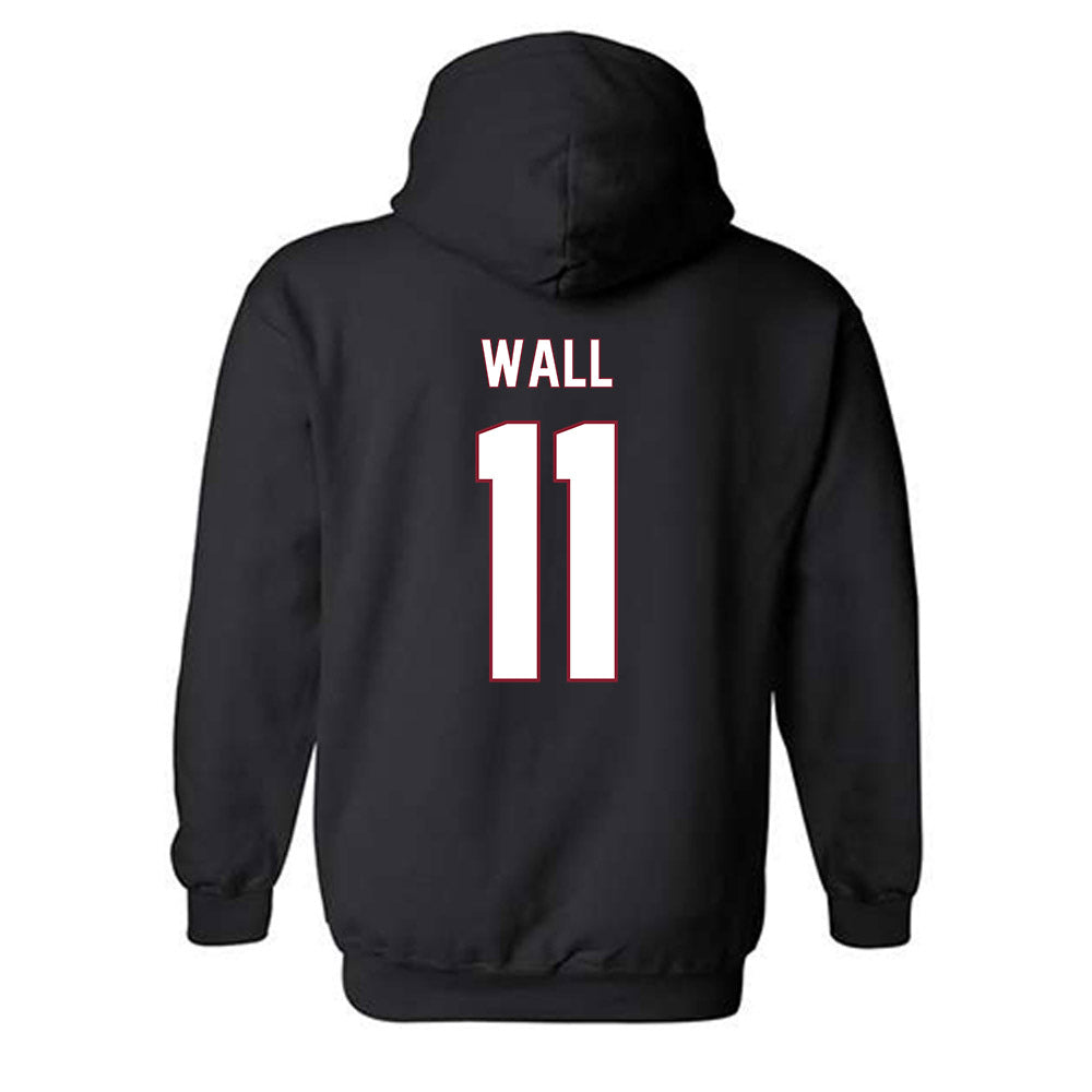 NCCU - NCAA Football : Mehki Wall - Replica Shersey Hooded Sweatshirt-1