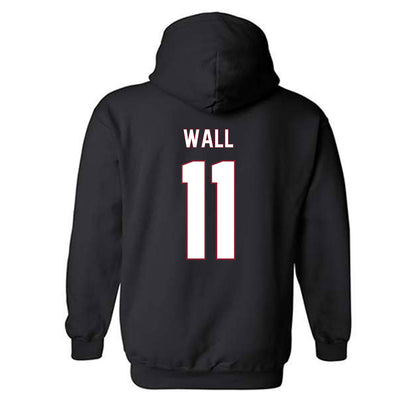 NCCU - NCAA Football : Mehki Wall - Replica Shersey Hooded Sweatshirt-1