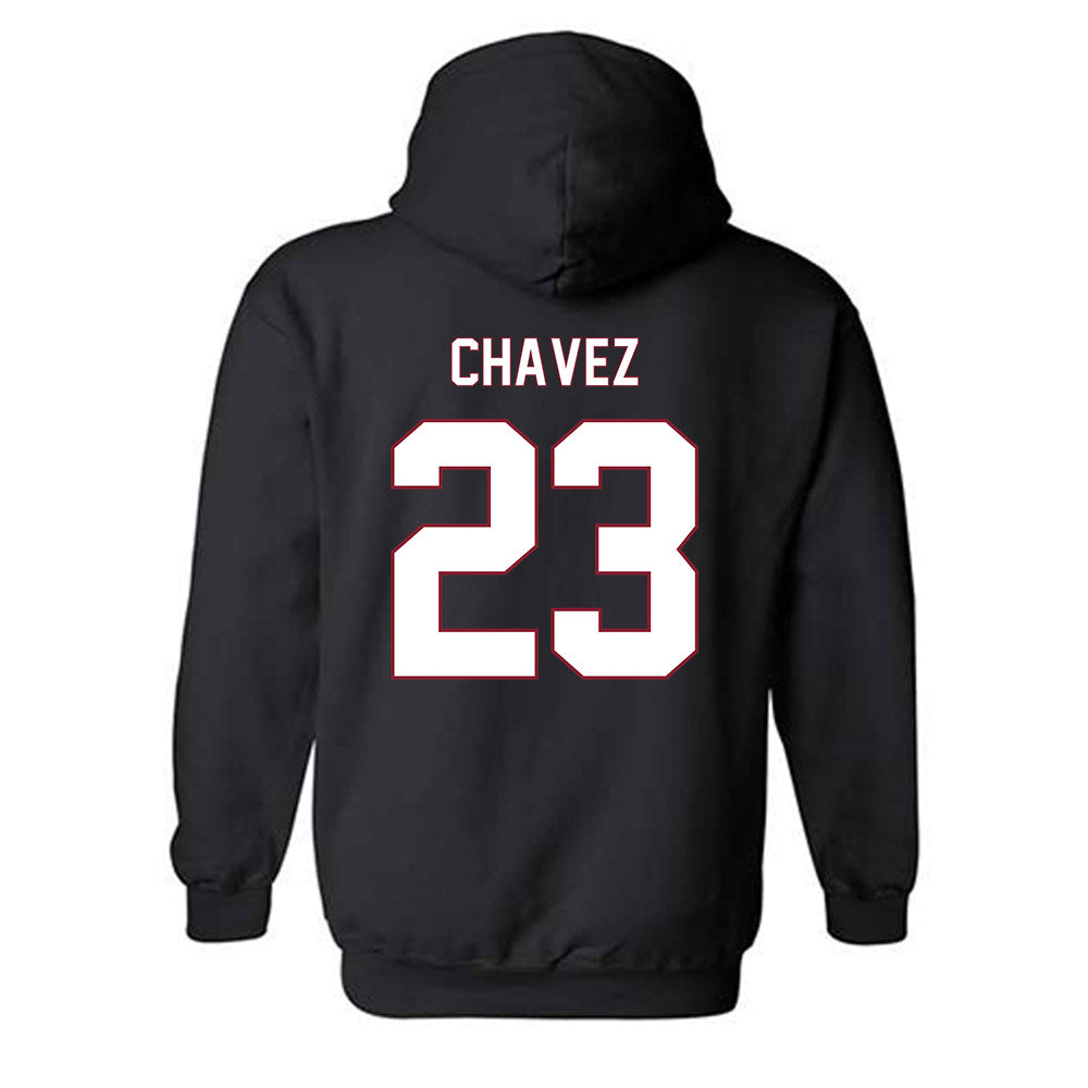 NCCU - NCAA Softball : Izabella Chavez - Replica Shersey Hooded Sweatshirt-1