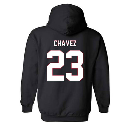 NCCU - NCAA Softball : Izabella Chavez - Replica Shersey Hooded Sweatshirt-1