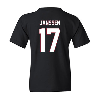 NCCU - NCAA Softball : Madeline Janssen - Replica Shersey Youth T-Shirt-1