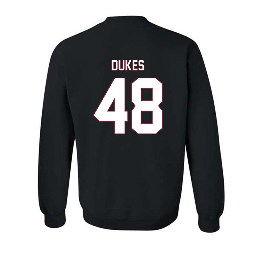 NCCU - NCAA Football : Jahzir Dukes - Replica Shersey Crewneck Sweatshirt-1