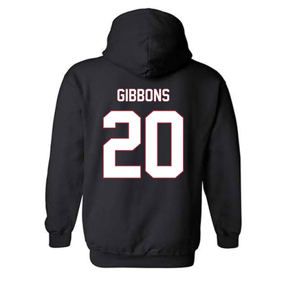 NCCU - NCAA Women's Volleyball : Hailey Gibbons - Replica Shersey Hooded Sweatshirt-1