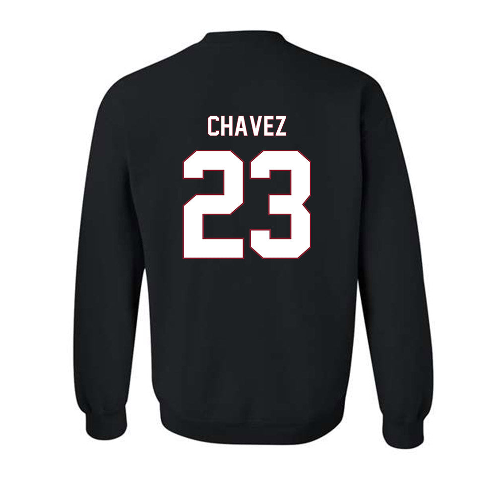 NCCU - NCAA Softball : Izabella Chavez - Replica Shersey Crewneck Sweatshirt-1