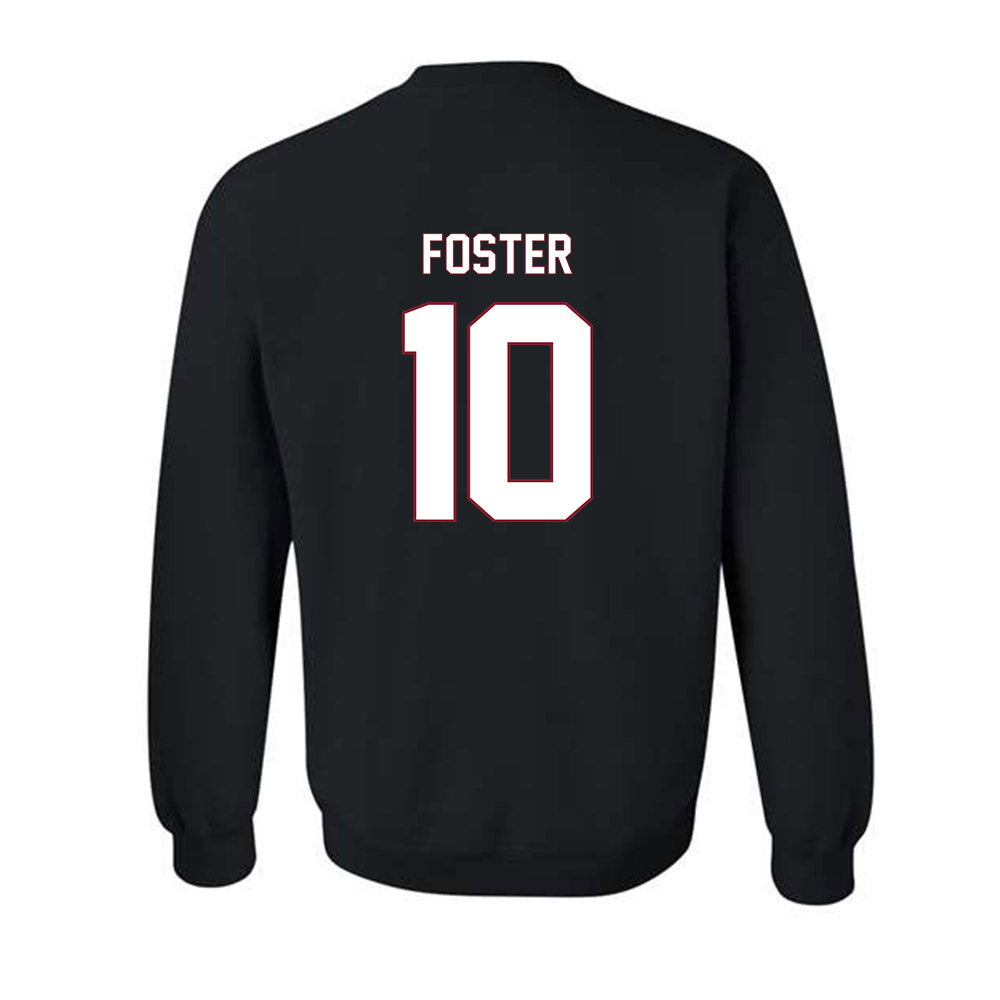NCCU - NCAA Women's Basketball : Shakiria Foster - Replica Shersey Crewneck Sweatshirt-1