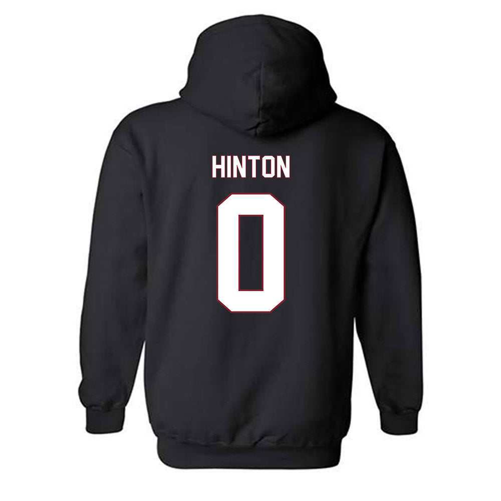 NCCU - NCAA Women's Basketball : Aysia Hinton - Replica Shersey Hooded Sweatshirt-1