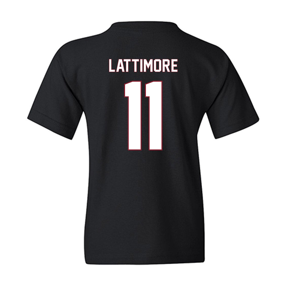NCCU - NCAA Men's Basketball : Gage Lattimore - Replica Shersey Youth T-Shirt-1