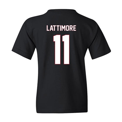 NCCU - NCAA Men's Basketball : Gage Lattimore - Replica Shersey Youth T-Shirt-1