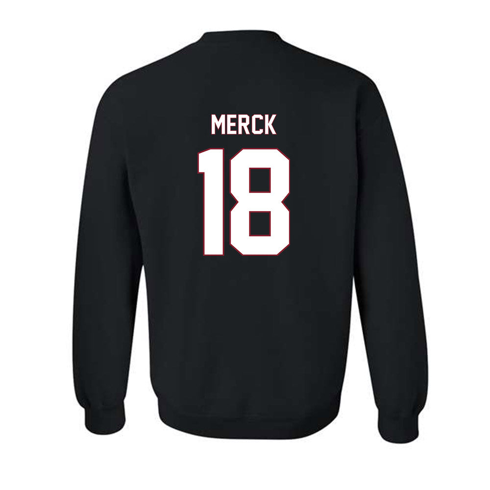 NCCU - NCAA Football : Carter Merck - Replica Shersey Crewneck Sweatshirt-1
