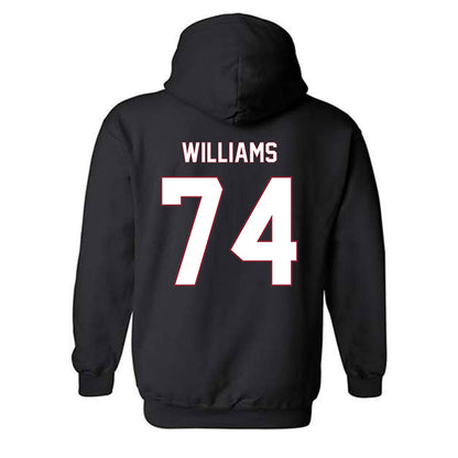 NCCU - NCAA Football : Kerwin Williams - Replica Shersey Hooded Sweatshirt-1