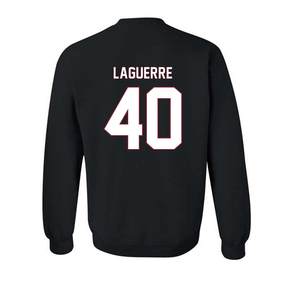NCCU - NCAA Football : Jeremiah Laguerre - Replica Shersey Crewneck Sweatshirt-1