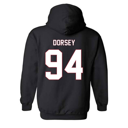 NCCU - NCAA Football : Gary Dorsey - Replica Shersey Hooded Sweatshirt-1