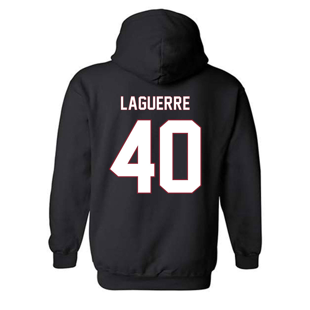 NCCU - NCAA Football : Jeremiah Laguerre - Replica Shersey Hooded Sweatshirt-1