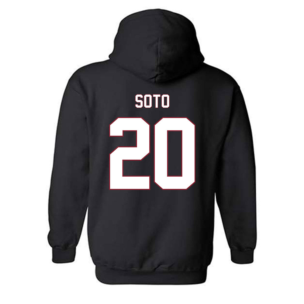 NCCU - NCAA Softball : Sierra Soto - Replica Shersey Hooded Sweatshirt-1