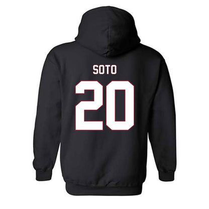 NCCU - NCAA Softball : Sierra Soto - Replica Shersey Hooded Sweatshirt-1