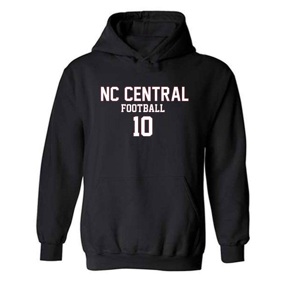 NCCU - NCAA Football : Joshua Jones - Replica Shersey Hooded Sweatshirt-0