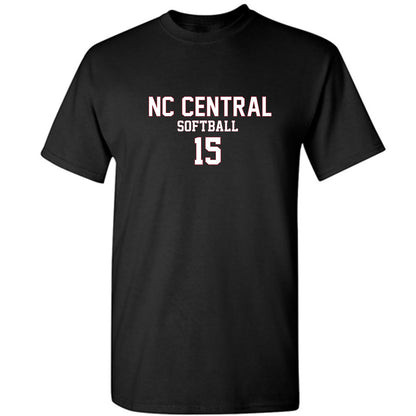 NCCU - NCAA Softball : Tyler Suttles - Replica Shersey T-Shirt-0