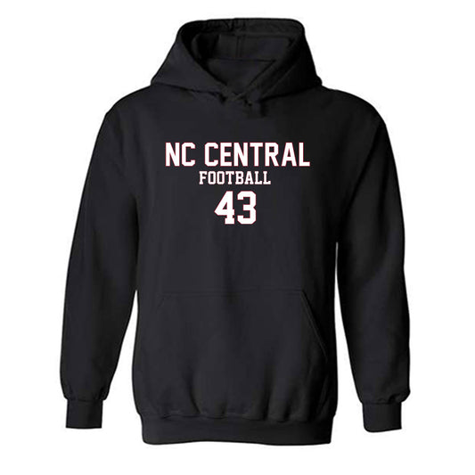NCCU - NCAA Football : Emmanuel Hill - Replica Shersey Hooded Sweatshirt-0