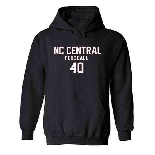 NCCU - NCAA Football : Jeremiah Laguerre - Replica Shersey Hooded Sweatshirt-0