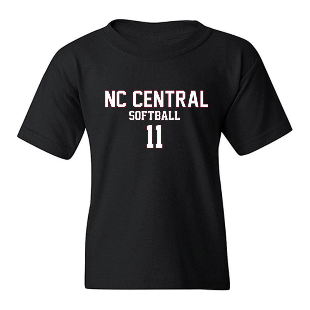 NCCU - NCAA Softball : Amiya VanMeter - Replica Shersey Youth T-Shirt-0