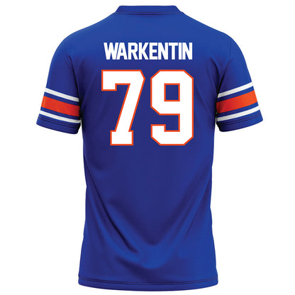 Boise State - NCAA Football : Connor Warkentin - Blue Football Jersey
