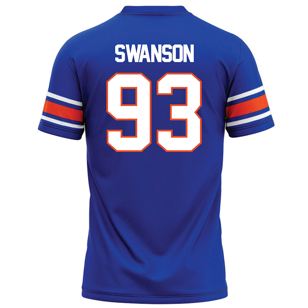 Boise State - NCAA Football : Ryder Swanson - Blue Football Jersey-1