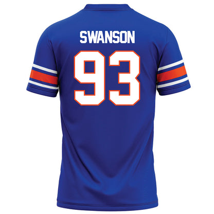 Boise State - NCAA Football : Ryder Swanson - Blue Football Jersey-1