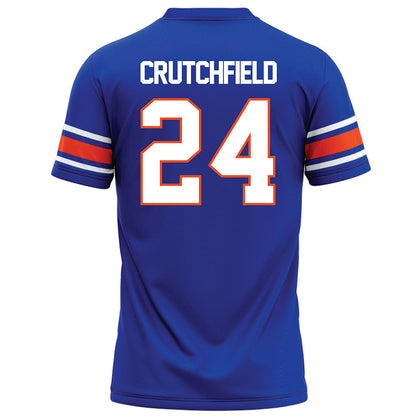 Boise State - NCAA Football : Tahj Crutchfield - Blue Football Jersey-1