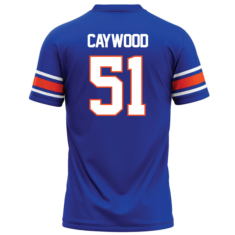 Boise State - NCAA Football : Roman Caywood - Blue Football Jersey
