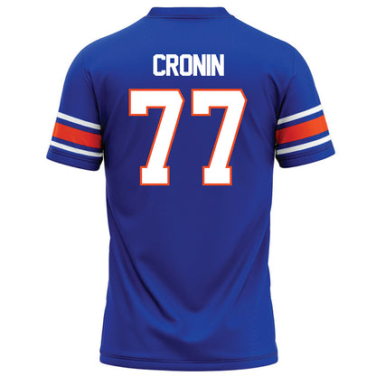 Boise State - NCAA Football : Kole Cronin - Blue Football Jersey-1