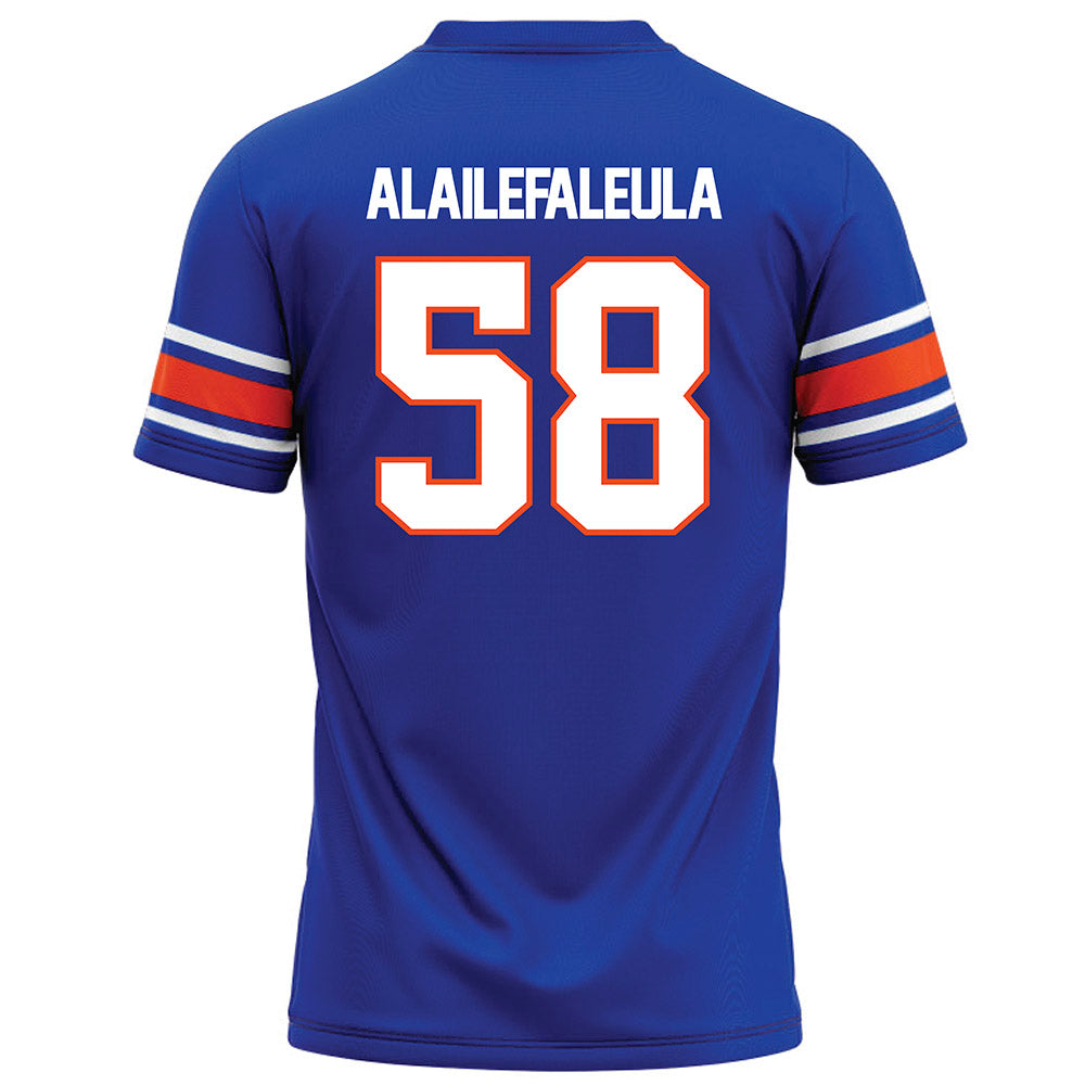 Boise State - NCAA Football : Deuce Alailefaleula - Blue Football Jersey-1