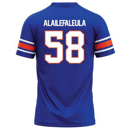 Boise State - NCAA Football : Deuce Alailefaleula - Blue Football Jersey-1