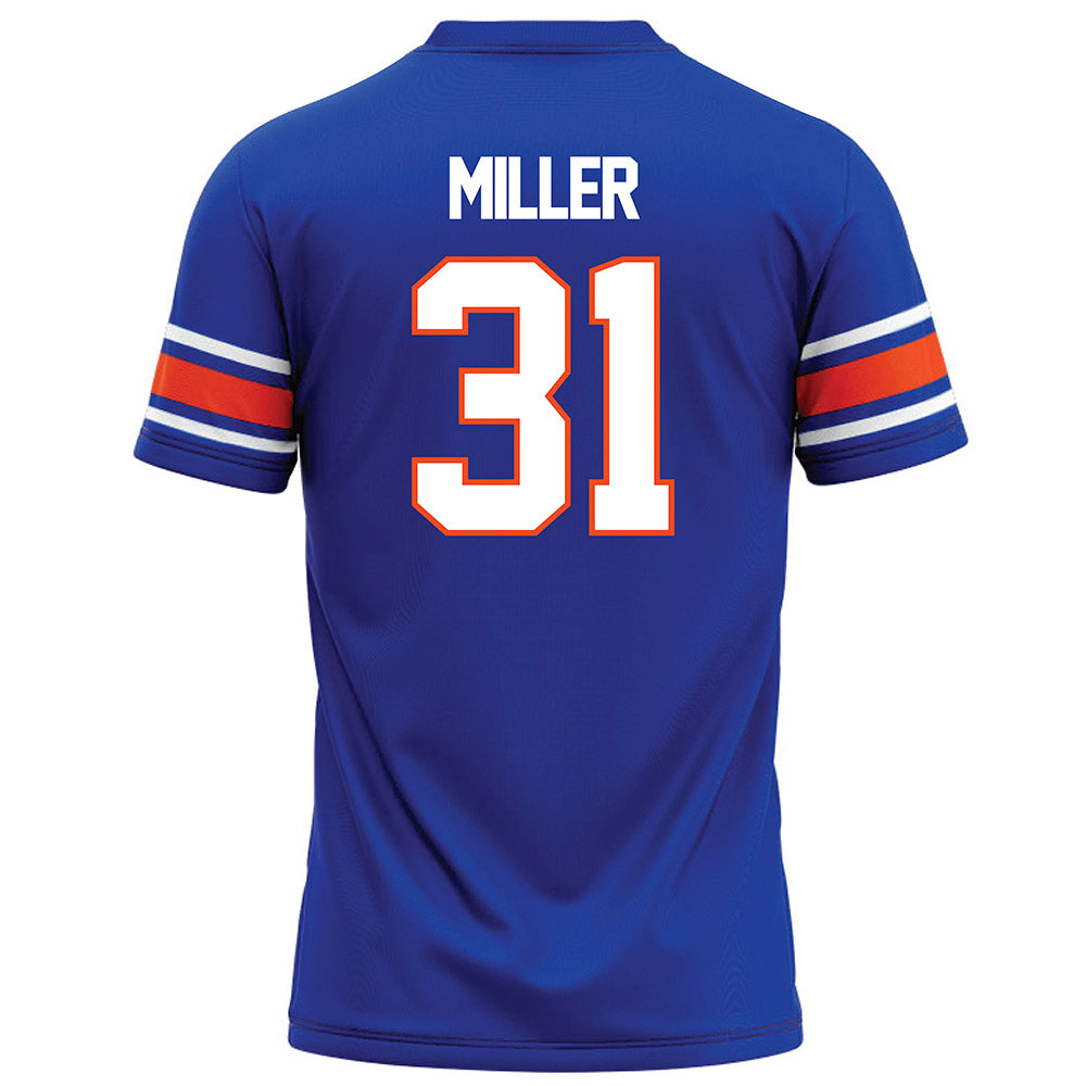 Boise State - NCAA Football : Cole Miller - Blue Football Jersey-1