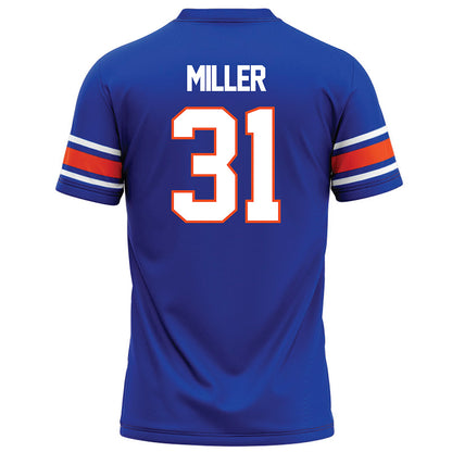 Boise State - NCAA Football : Cole Miller - Blue Football Jersey-1
