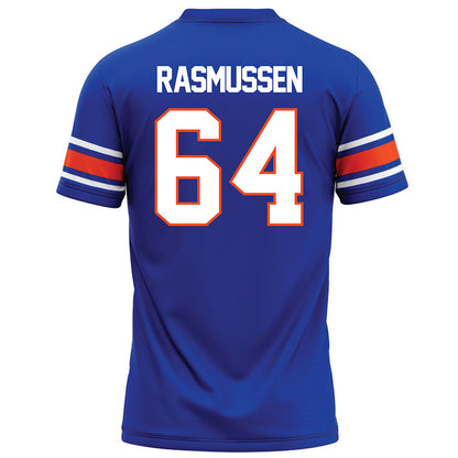 Boise State - NCAA Football : Carson Rasmussen - Blue Football Jersey