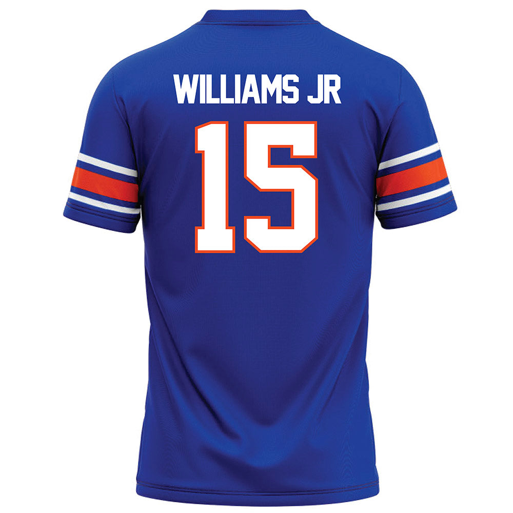Boise State - NCAA Football : Qumonte Williams Jr - Blue Football Jersey-1