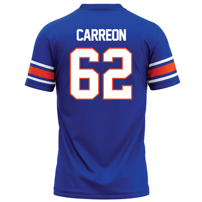 Boise State - NCAA Football : Roger Carreon - Blue Football Jersey-1