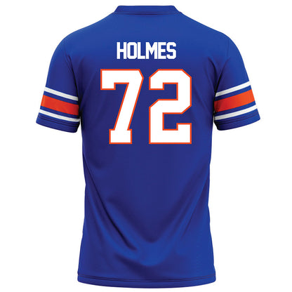 Boise State - NCAA Football : Zach Holmes - Blue Football Jersey