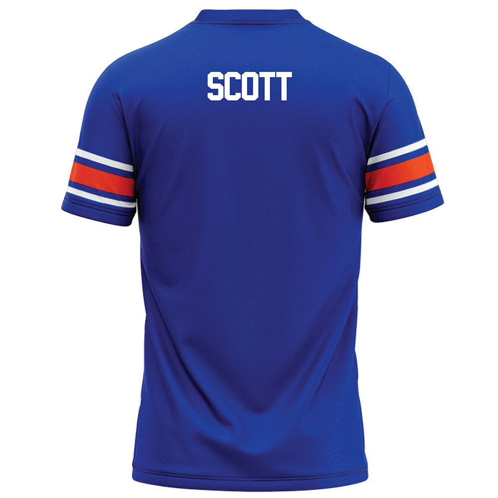 Boise State - NCAA Football : Bradan Scott - Blue Football Jersey-1