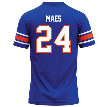 Boise State - NCAA Football : AJ Maes - Blue Football Jersey-1