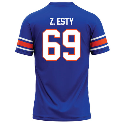 Boise State - NCAA Football : Zander Z. Esty - Blue Football Jersey-1